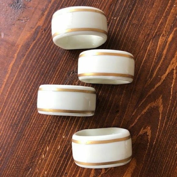 Napkin Rings, Vintage Gorham Porcelain   Rare find - Picture 4 of 7